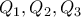 Q_{1},Q_{2},Q_{3}
