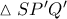 \vartriangle S{P}'{Q}'