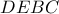 \displaystyle{DEBC}