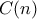 C(n)