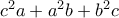 c^2a+a^2b+b^2c
