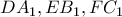 DA_1 ,EB_1 ,FC_1