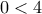 0<4