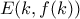 \displaystyle E(k,f(k))