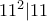 11^2|11