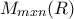 M_{mxn}(R)