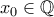 x_0\in \mathbb{Q}