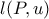 l(P,u)