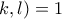 k,l)=1