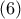 \displaystyle{ 
\left( 6 \right) 
}