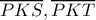 \displaystyle \overline {PKS} ,\overline {PKT} 