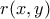 r(x,y)