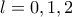 l=0,1,2