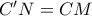 C{'}N=CM