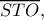 \displaystyle \overline {STO} ,