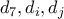 d_7,d_i,d_j