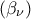 \left(\beta _{\nu } \right)