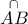 \displaystyle 
\mathop {AB}\limits^ \cap