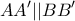\displaystyle{AA'||BB'}
