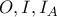 O, I, I_A