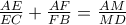 \frac{AE}{EC}+\frac{AF}{FB}=\frac{AM}{MD}