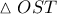 \vartriangle OST
