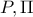 \displaystyle{P , \Pi}