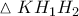 \displaystyle{\vartriangle K{H_1}{H_2}}