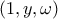 (1,y,\omega)