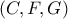 \left( {C,F,G} \right)