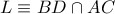 L\equiv BD\cap AC