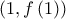 \left ( 1,f\left ( 1 \right ) \right )