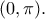 (0,\pi).