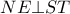 NE \bot ST