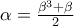 \alpha =\frac{\beta ^{3}+\beta }{2} \alpha =\frac{\beta ^{3}+\beta }{2}