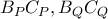 B_{P}C_{P},B_{Q}C_{Q} B_{P}C_{P},B_{Q}C_{Q}