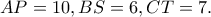 AP=10, BS=6, CT=7.