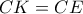 CK=CE