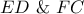 \displaystyle{ED{\text{   \&    }}FC}