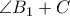 \displaystyle \angle {B_1} + C
