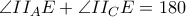 \angle II_{A}E+\angle II_{C}E=180