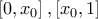 \left [ 0,x_{0} \right ],\left [ x_{0},1 \right ]