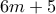 6m+5