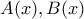 A(x), B(x) A(x), B(x)