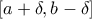 [a+\delta,b-\delta]