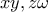 xy,z\omega