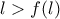 l>f(l)