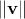 \|\mathbf{v}\|