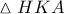 \vartriangle HKA