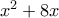 x^2+8x